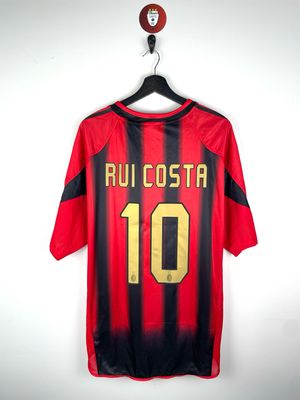 AC Milan 2004–05 Adidas Home Shirt | Rui Costa #10