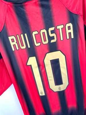 AC Milan 2004–05 Adidas Home Shirt | Rui Costa #10