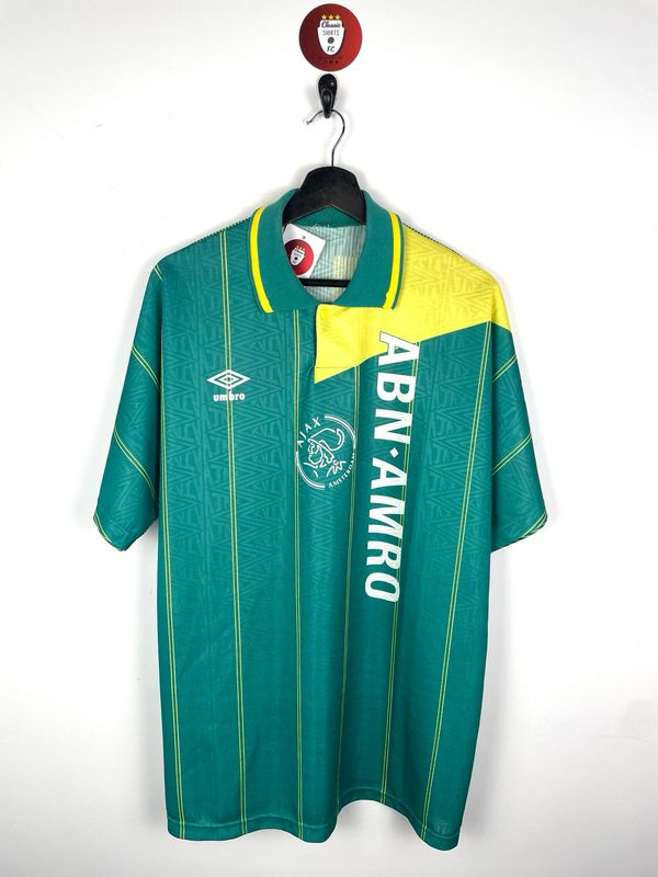 Ajax 1991–93 Umbro Away Shirt | ABN AMRO | Vintage Eredivisie Kit