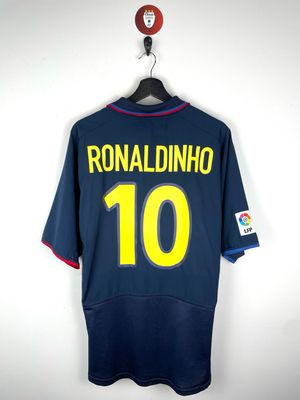 Barcelona 2002-04 Away Shirt Ronaldinho #10