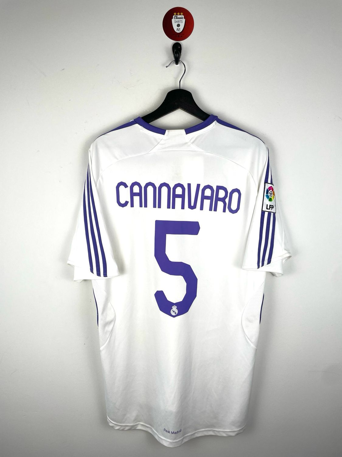 Real Madrid 2007-08 Home Shirt Cannavaro #5