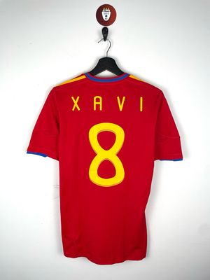 Spain 2010 Home Shirt Xavi #8