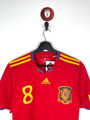 Spain 2010 Home Shirt Xavi #8