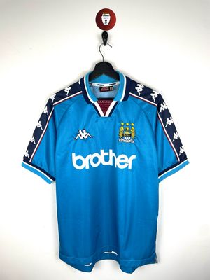Manchester City 1997-99 Home Shirt Manchester City 1997-99 Home Shirt