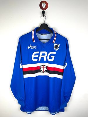 Sampdoria 2003-04 Home Shirt Longsleeves