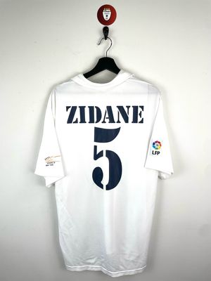 Real Madrid 2001–02 Zidane #5 Home Shirt Centenary