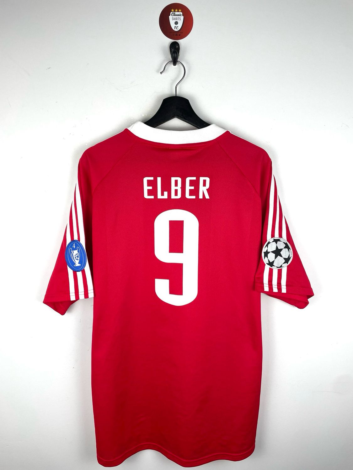 Bayern Munich 2000-02 European Shirt Elber #9