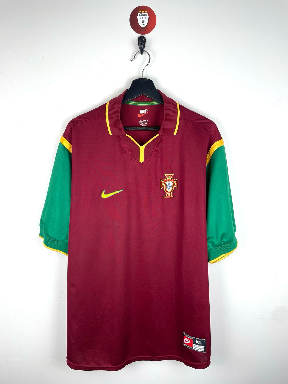 Portugal 1998-00 Home Shirt