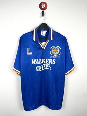 Leicester City 1995-96 Home Shirt Div 1 Playoff
