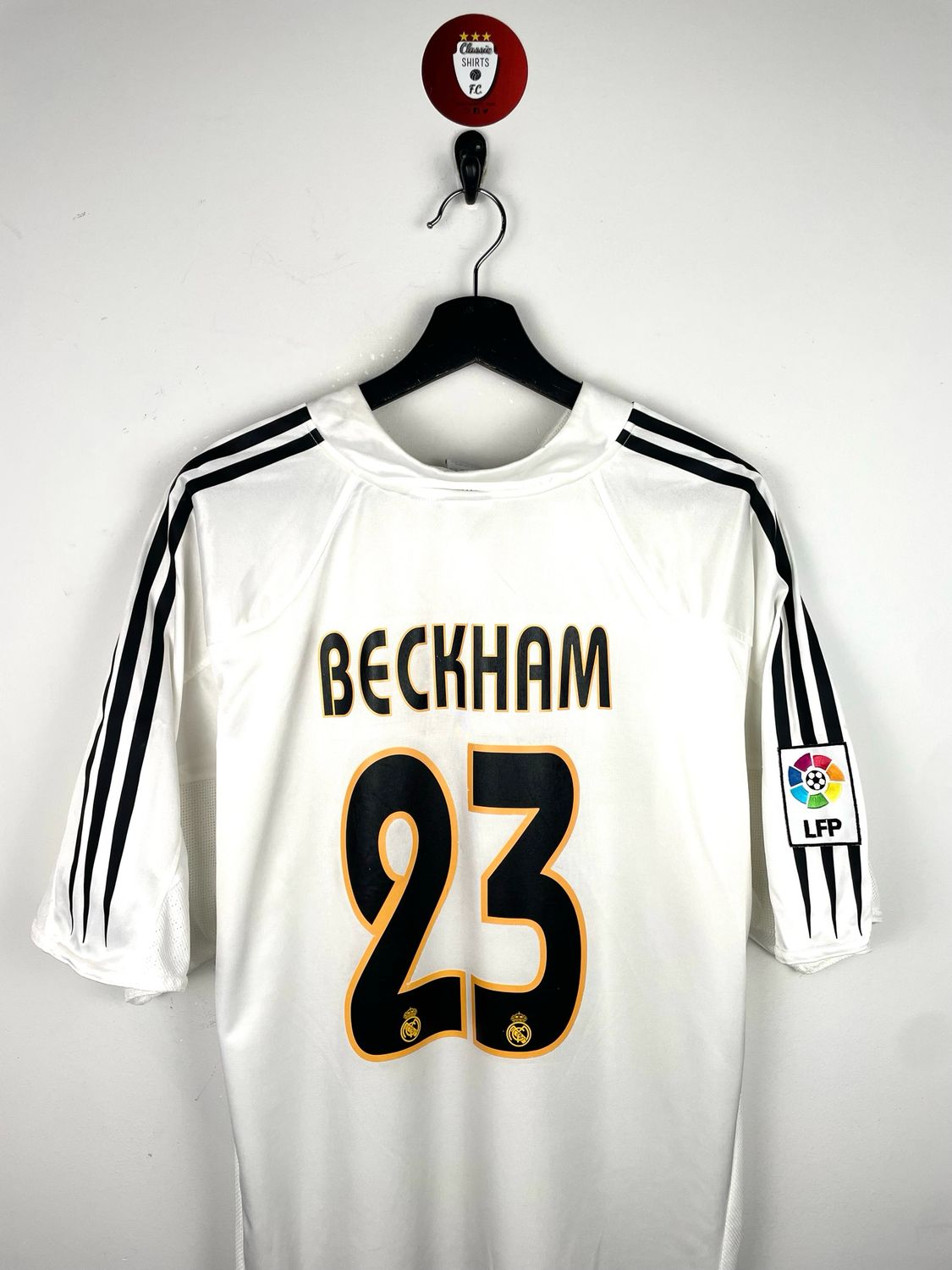 Real Madrid 2004-05 Home Shirt Beckham #23