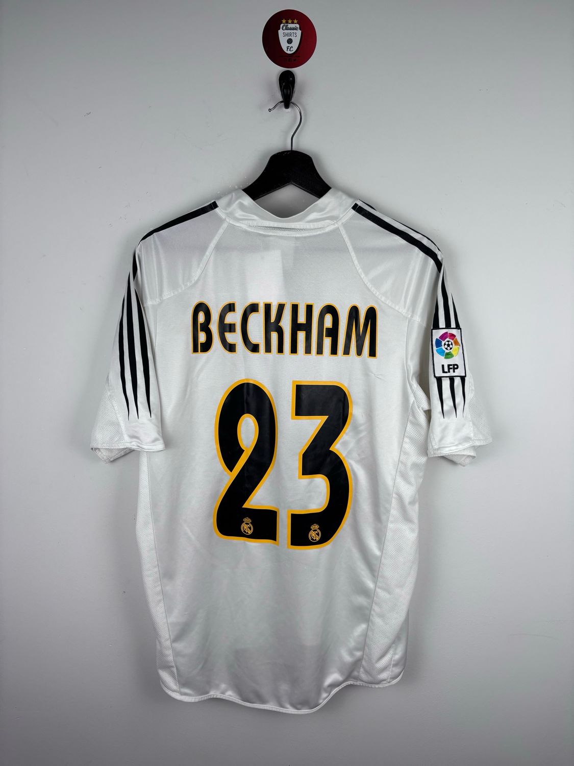 Real Madrid 2004-05 Home Shirt Beckham #23