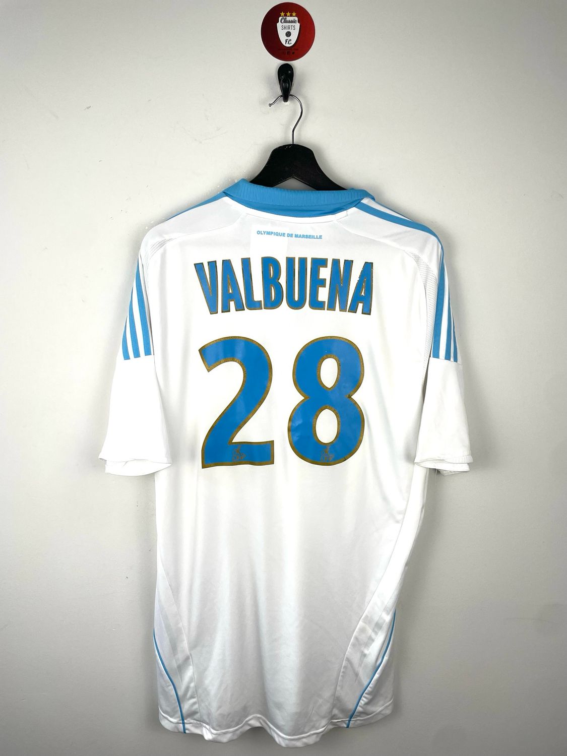 Olympique Marseille 2008-09 Home Shirt #28 Valbuena