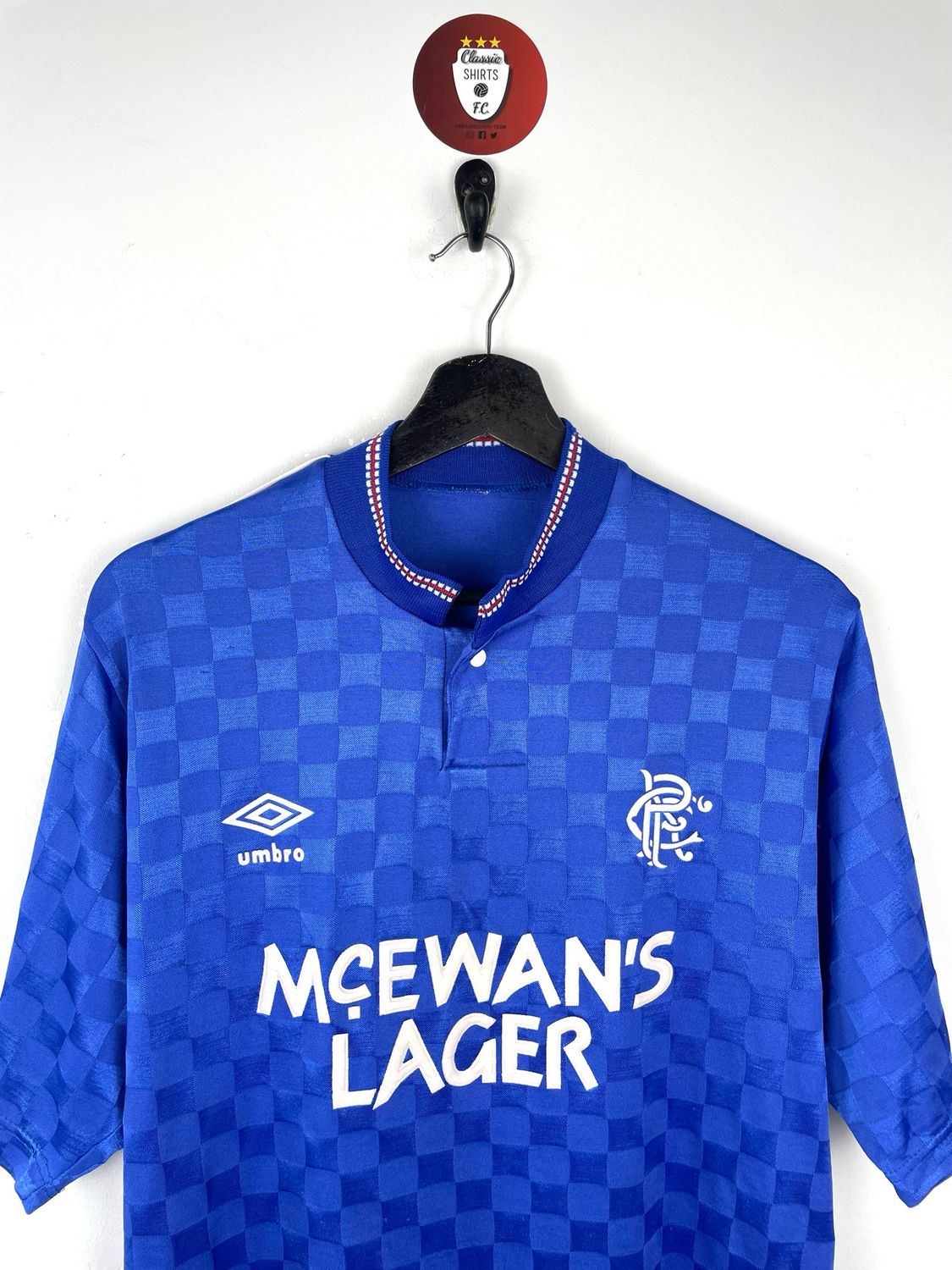 Rangers 1987-90 home shirt
