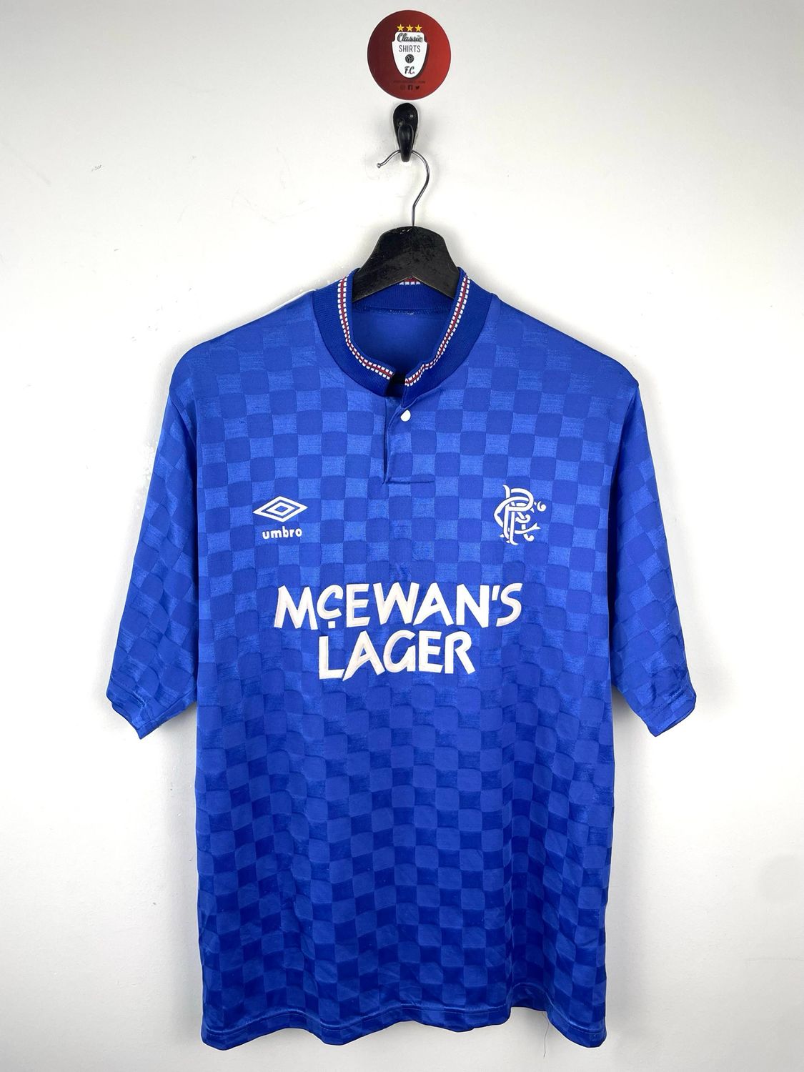 Rangers 1987-90 home shirt