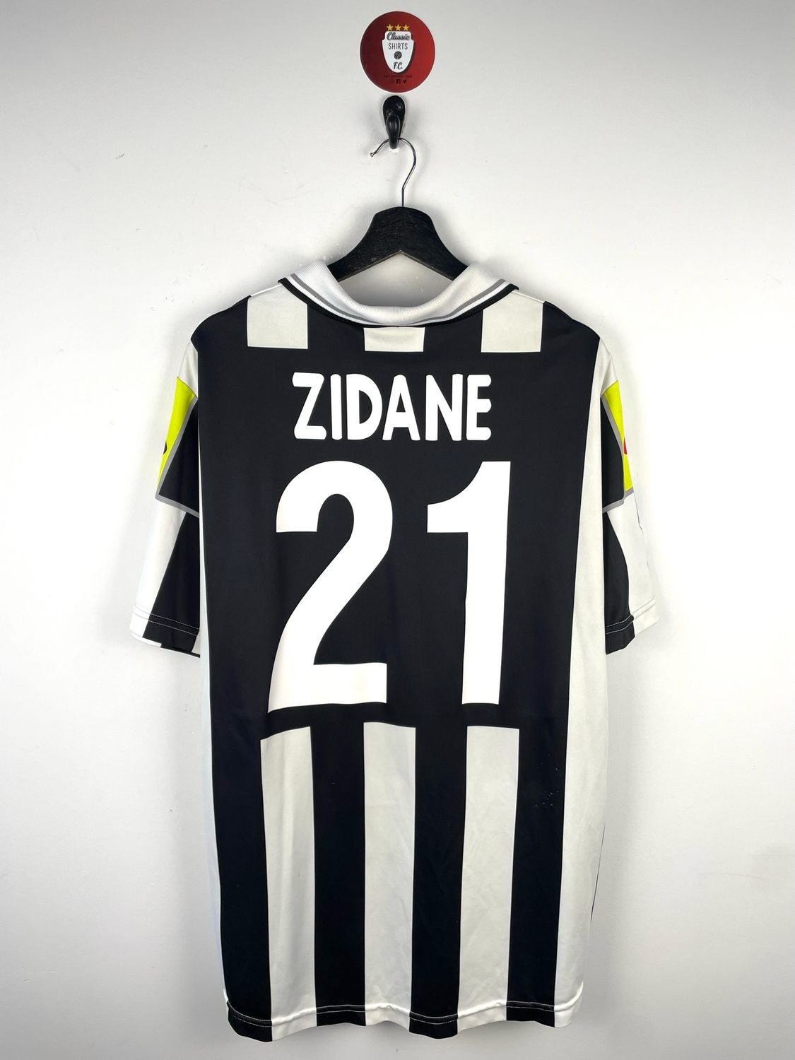 Juventus 2000-01 Home Shirt #21 Zidane