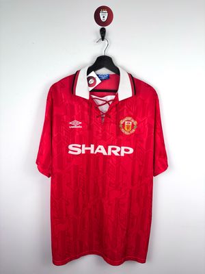 Manchester United 1992-94 Home Player Issue Shirt