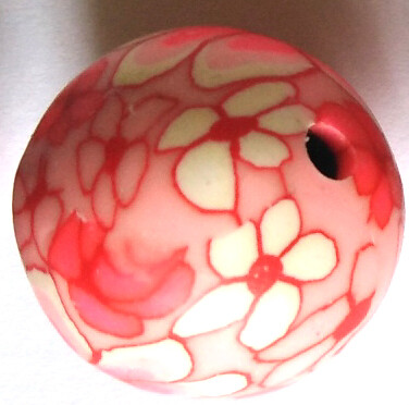 002:  Fimo Round 18mm (6 pieces)