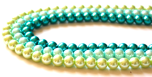 z7: Glass Pearl Teal 12mm