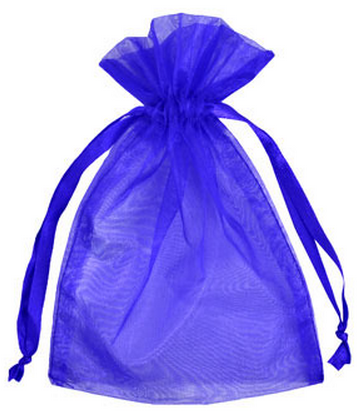 Organza Bag Blue 9x11cm(50)