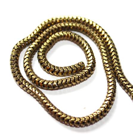 Chain Snake 01 Antique Gold