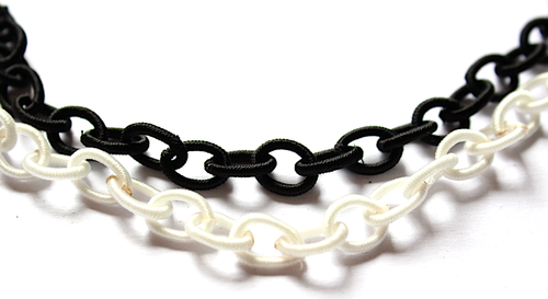 Chain Link White Material