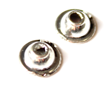 Cap 17A (3mm) (50 pieces) silver