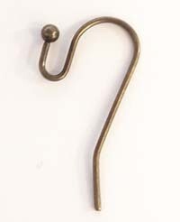 Ball Earring hook Antique Gold(100 pieces)