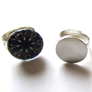 Ring base only 002 18mm (10 pieces) nickel free