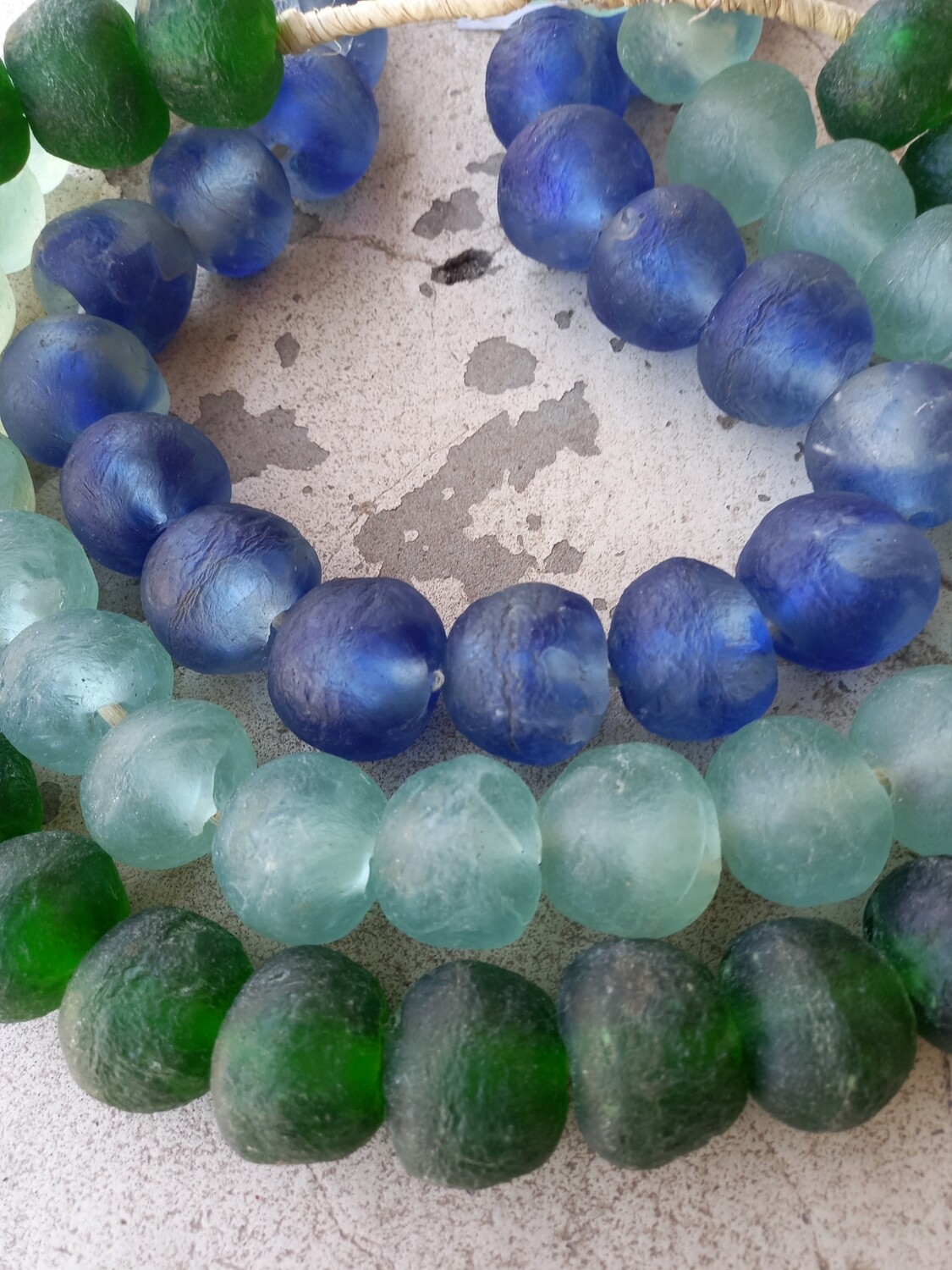 Recycled African Glass(blue)