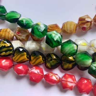 Lampwork glass beads