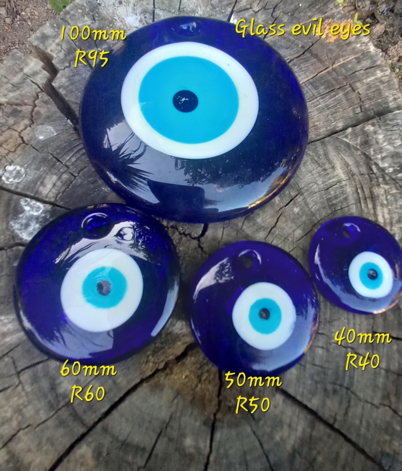 GLASS EVIL EYE 60mm