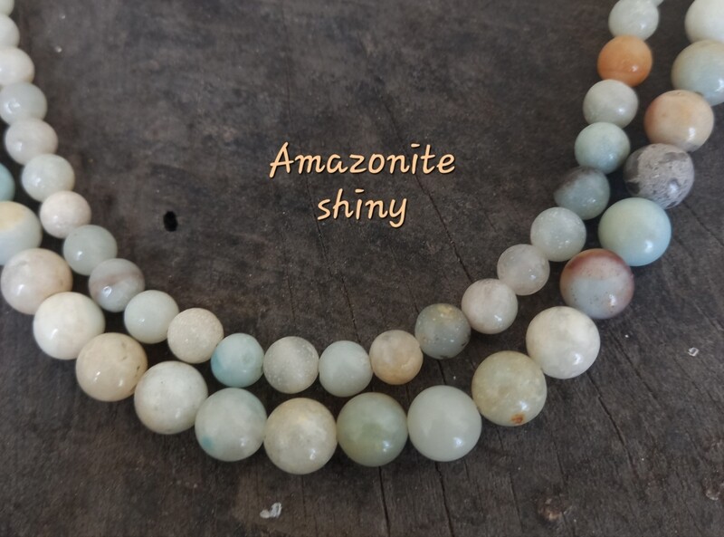 Amazonite 8mm (+-45) shiny