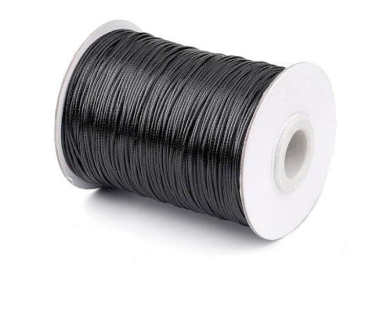 waxed cord. 0.5(150m)black