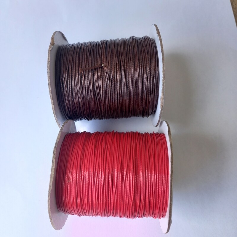 waxed cord. 0.5(150m)brown