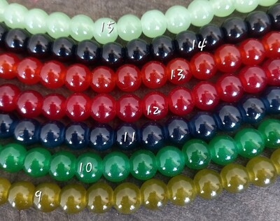 Glass solid 8mm