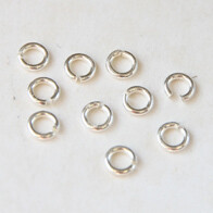 solid ring(10)6x1mm sterling silver