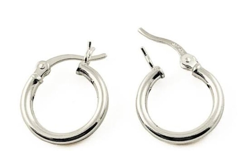 925 sterling silver sleeper.1.5x30mm