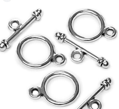 Jump rings, clasps, spacers, caps, pendants