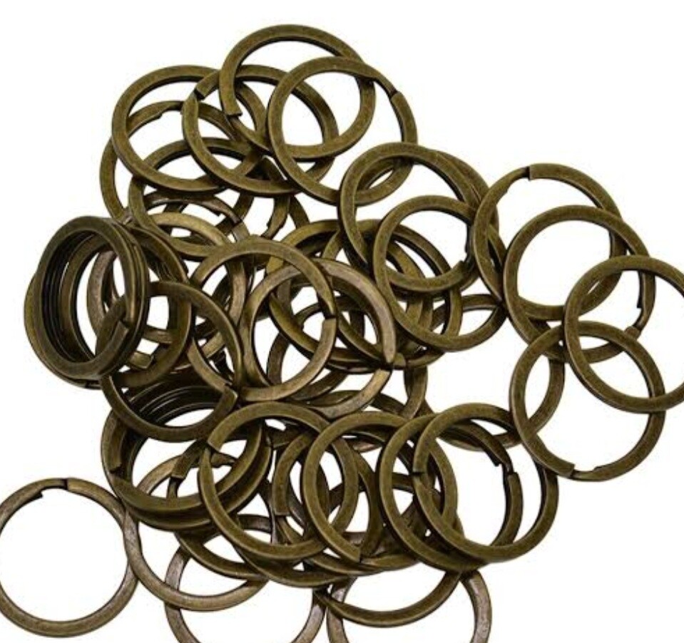 Key ring ant gold 25mm(50pcs)