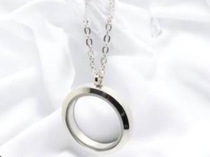 Glass locket 30mm