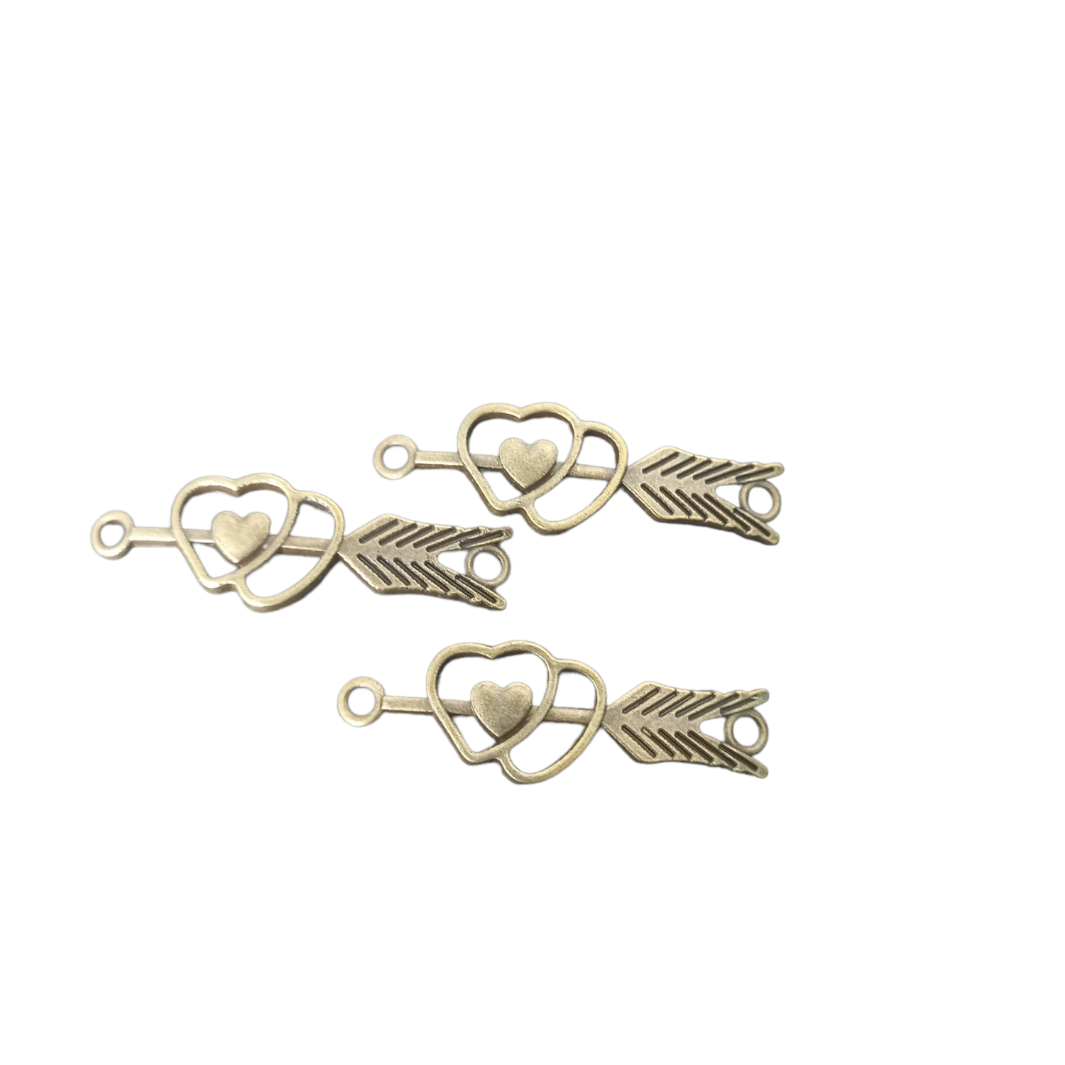 ant gold arrow/heart(10pcs)