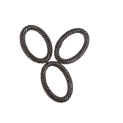 Solid Ring acrylic oval(10)