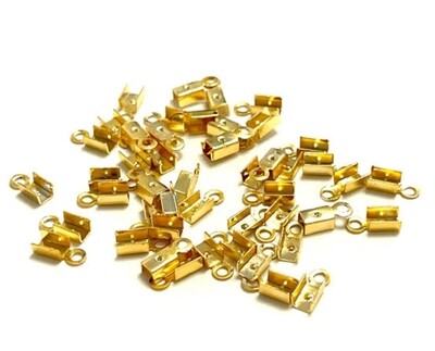 fold over leather ends(100)