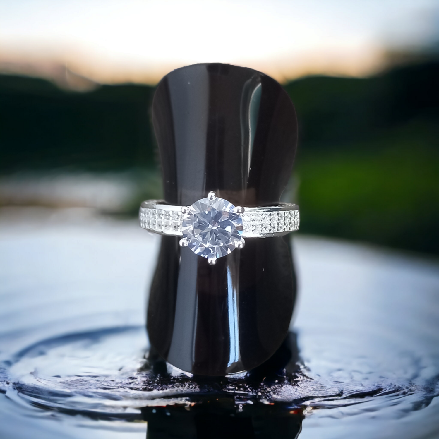 Sterling Silver Cubic Zirconia