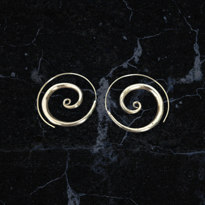 Brass earrings 