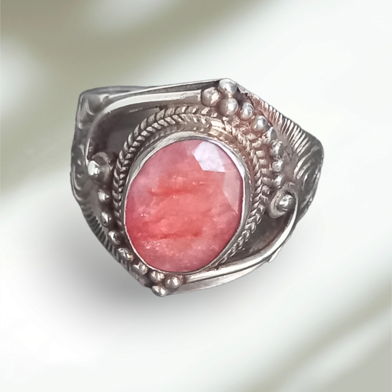 Sterling Silver Ruby