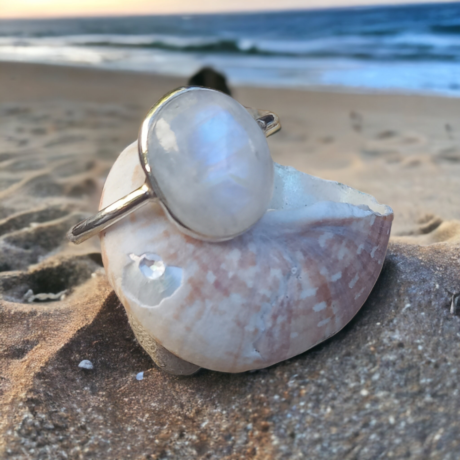 Sterling Silver Moonstone 
