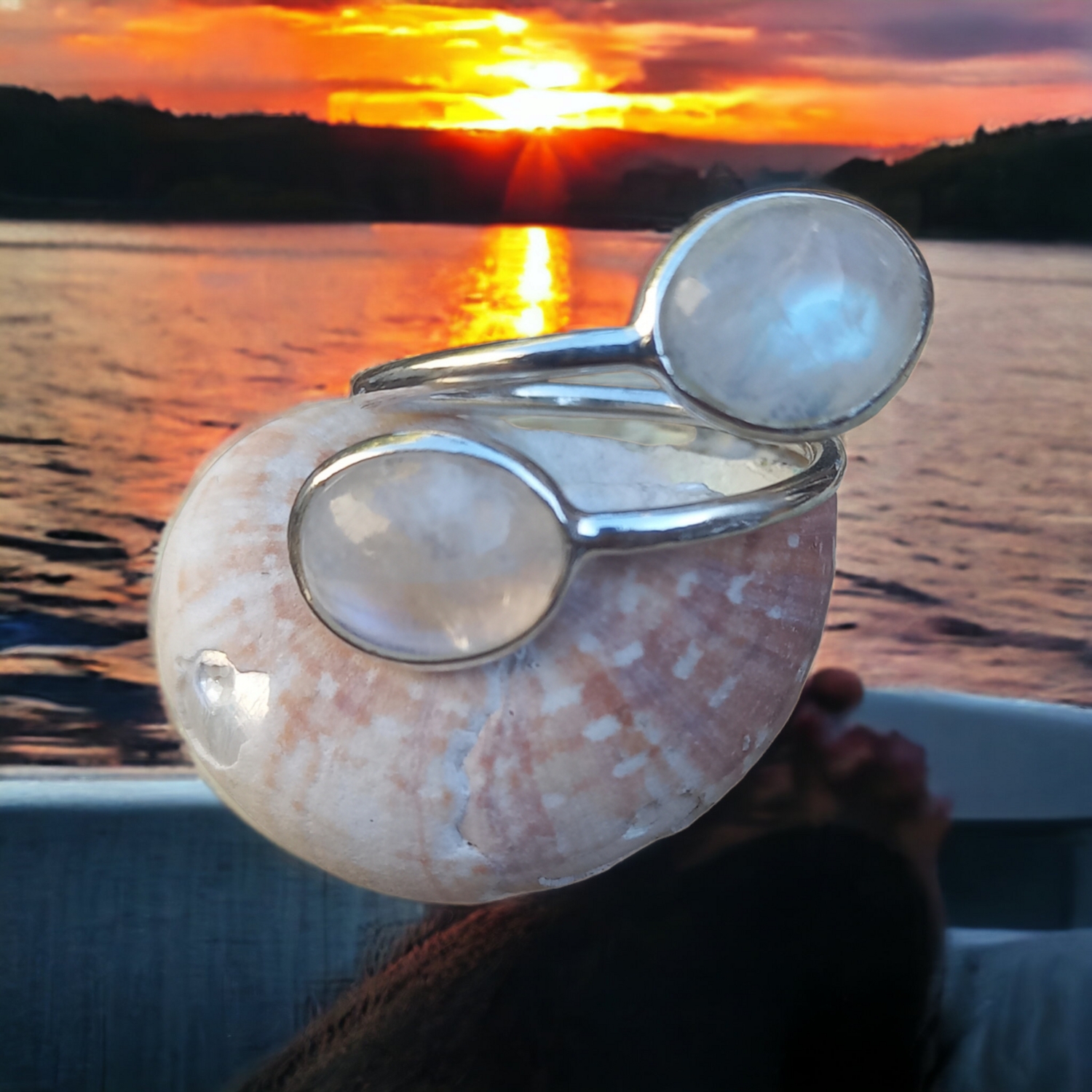 Sterling Silver Moonstone 