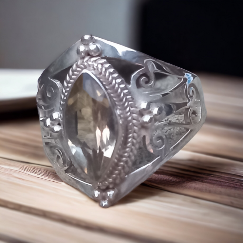 Sterling Silver:Citrine