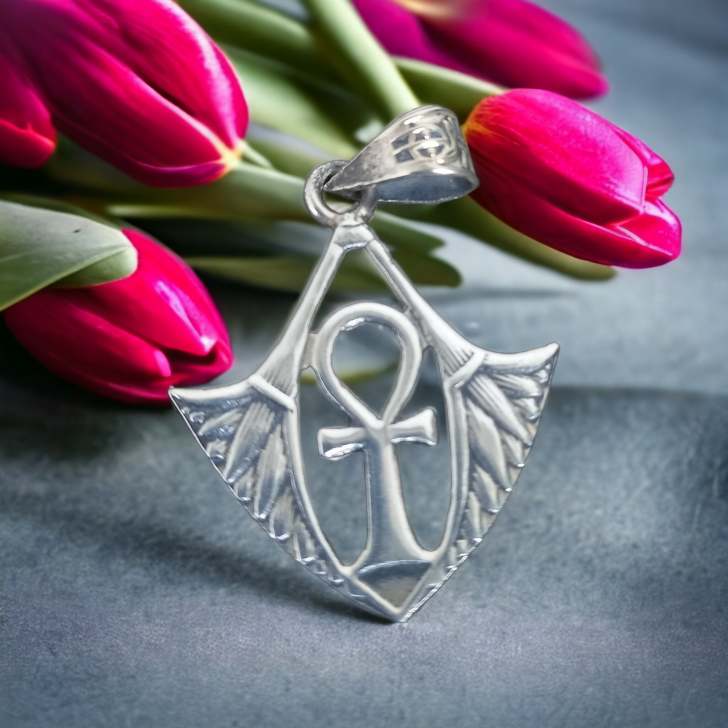 925 sterling silver Egyptian pendant 